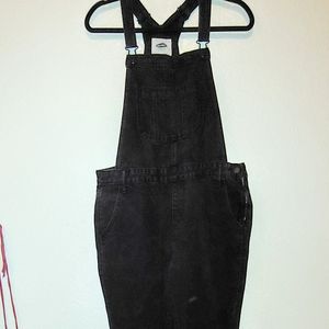 Black overalls